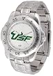 South Florida Bulls Suntime Mens Sports Watch w/ Steel Band - NCAA College Athletics