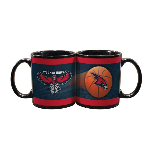 NBA Atlanta Hawks 2 Pack 11oz Black SportsBall Mug