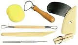 41AoS7bVniL. SL160  Richeson Pottery Tool Kit   Set of 8 Tools
