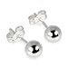 Silberdream Damen-Ohrringe Kugel 925 Sterling Silber Sdo515