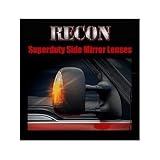 Recon 264120CL LED Side Mirror Lens 2003-2007 Ford F250/F350 Super Duty & Excursion (2 Piece Set) - cLEAR Lens