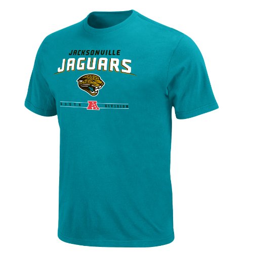 NFL Jacksonville Jaguars Critical Victory IV Adult Short-Sleeved Basic Tee, Active Blue, X-Large