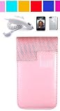 Ipod touch 2nd generation 2G 16GB 32GB car charger + carrying case + ipod touch screen protector kit + Cleaning cloth (Many Color Available) (Switch Baby Pink)