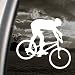 Mountain Bike Biker Decal Bicycle Window Sticker