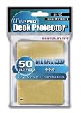 Ultra Pro Deck Protector - Standard Metalized - GOLD - Gaming Sleeve - Includes 50 Pack of Standard Size Deck Protector Sleeves