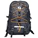 Akademiks Maven Backpack Bag - Black/Flame Orange