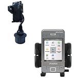 Car Cup Holder for the Pharos PGS Phone 600 - Gomadic Brand
