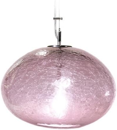 Tempo Luxury Home Boa Lantern Collection Orbit Pendant, Large, Rose Quartz