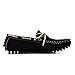 SUNROLAN Men's Casual Genuine Nubuck Leather Outdoor Boat Shoes Driving Moccasins Slip-On Loafers