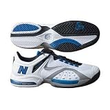 Men's New Balance CT1200WB (D) Tennis Shoe-White/Blue