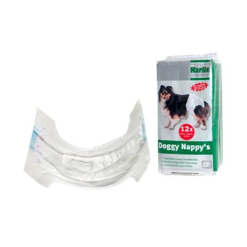 Karlie 49025 Doggy Nappys Hundewindel, wei&szlig; 12-er Pack. L. 50 - 68 cm Preisvergleich