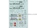 Microscale N Scale 55' ACF Covered Hopper Decal Set - W.R. Grace/Rexall/Plaskon 1970-...