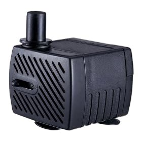 JEBO Submersible Aquarium Light & Water Fountain Pump