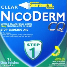 NicoDerm CQ STEP 1 - 3 Week Kit - 21 Clear Nicotine Patches