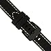 Tech Swiss LEA1557-24  24mm leather calfskin Black watch band