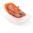 White Coco Plexistyle Baby Lounger in Harvest Orange
