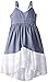 Bonnie Jean Little Girls' Chambray Ruffle Hi Low Dress