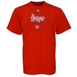 Majestic Nebraska Cornhuskers Scarlet Be the Ball T-shirt
