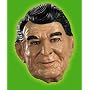 Ronald Reagan Adult Vinyl Full Mask for Costume