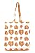Love It Reversible Tote Basketball White/Orange