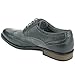 Alpine Swiss Men's Zurich Wing Tip Oxfords Two-Tone Brogue Medallion