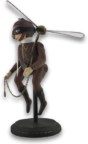 Bethany Lowe Steampunk Aviator Figurine 11 in.