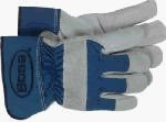 Boss #1JL4095UX 12PR XLG Blue Leather Glove