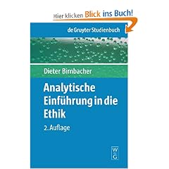 Analytische Einf�hrung in die Ethik (De Gruyter Studienbuch)