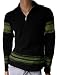 Versace Jeans Couture Gray/Green Sewater With Zipper-L