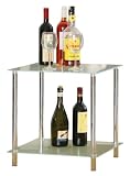 Produkt-Bild: Links 50200200 SINDI Beistelltisch Glas-Metall 45x45x46 cm