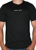 FRENCH CONNECTION FCUK Mens Lucky FCUK Short Sleeve T-Shirt Tee Top Black/White
