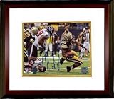 Mark Ingram Autographed/Hand Signed New Orleans Saints 8x10 Photo Custom Framed- Ingram Hologram
