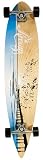 Krown Longboards Pin Tail Wood Sunset Complete