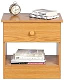1 Drawer Night Stand In Oak Finish By Prepac Furniture