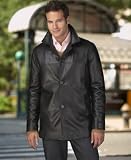 Kenneth Cole Reaction Estaban Leather Car Coat