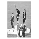 Black Power (Tommie Smith and John Carlos, Mexico City Olympics, 1968) Framed Art Poster... by Adam Hersh Posters