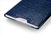 OCTOVO Genuine Leather Seamless Sleeve Case for Kindle (Fits 6" Display, 2nd Generation Kindle) - Navy Embossed