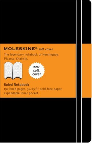 Childrens Toyshop  Books : MOLESKINE SOFT COVER POCKET RULED NOTEBOOK