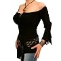 Blue Banana Off The Shoulder Bell Sleeve Top