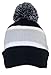 Best Winter Hats Quality Cuffed Hat with Large Pom Pom (One Size)(Fits Large Heads)