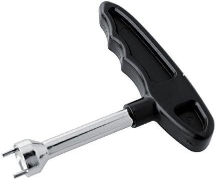 LSD Golf Shoe Tool Kits Wrench Club Tightening Spikes Cleats Adjusts Removes Removing Professional Golf Shoe Spike Wrench with Long Peg and Plastic Handle
