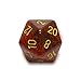 Jumbo d20 Counter - Speckled 34mm Dice: Mercury by Chessex