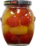 Peeled Grape Tomatos in Glass Jar