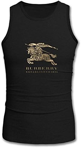 Herman Finch Printed Burberry Logo Men's Sleeveless Shirts Tank Top