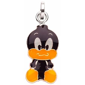 Looney Tunes Sterling Silver Daffy Duck Pendant