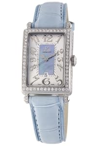 Gevril Women's 7247NV Mini Quartz Avenue of Americas Blue Diamond Watch by Gevril