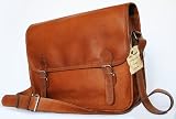 Sacoche Cuir Vintage - Retro Besace cuir bandouli�re sign� Paul Marius