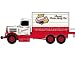 Classic Metal Works HO Scale White WC22 Deliver Truck - Falstaff Beer