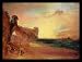 Joseph Mallord William Turner (Rocky Bay with classical figures) Black Wood-Mounted Art Poster Print - 13" X 19"