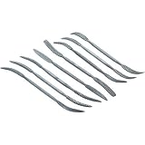 Woodstock International H2567 8 pc. Riffler Rasp Set - Fine, 7-1/2 Overall Length
